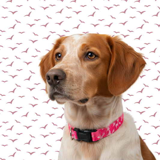 Pink Camo Dog Collar