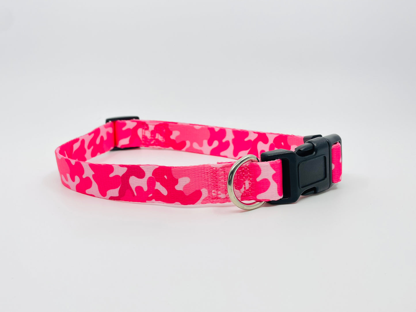 Pink Camo Dog Collar