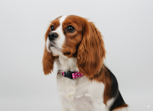 Pink Polka Dot Dog Collar