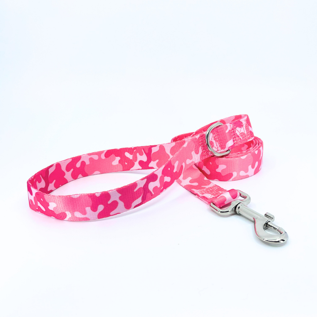Pink Camo Dog Leash
