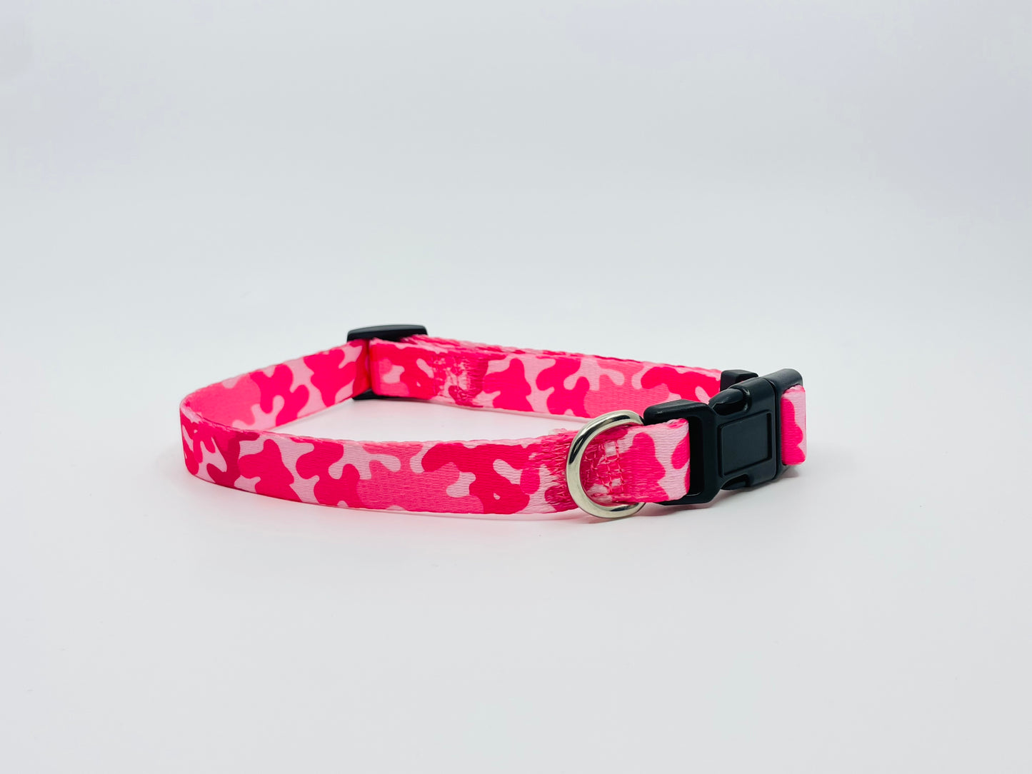 Pink Camo Dog Collar