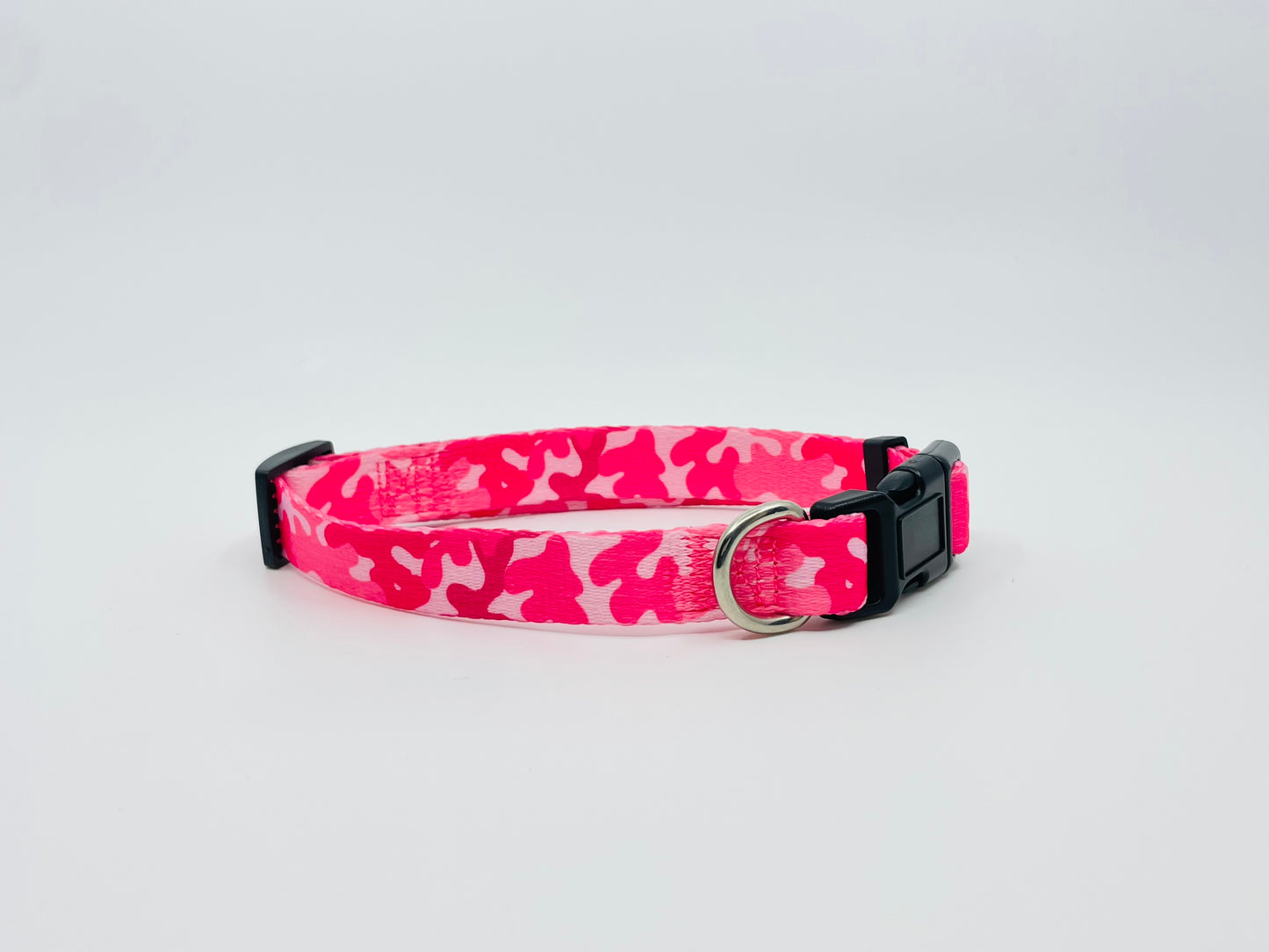 Pink Camo Dog Collar